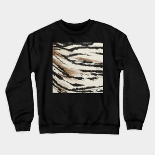 Tiger skin artificial pattern Crewneck Sweatshirt